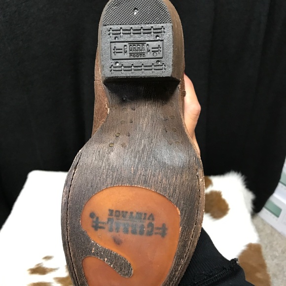 5🌟Rated!! Corral Vintage Turquoise Accent Cowboy Boots - Picture 6 of 8